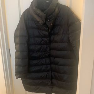 Eileen Fisher high neck coat